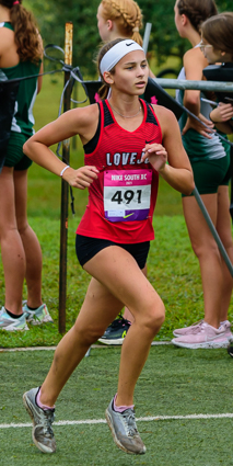 Ava Easley at the Nike South Invitational