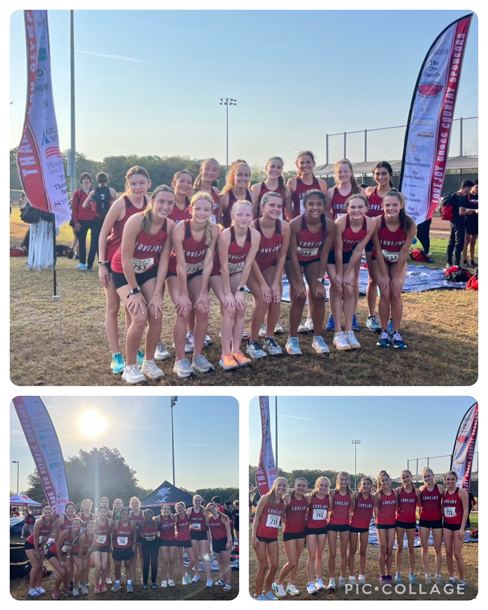 Varsity Girls after their Southlake races