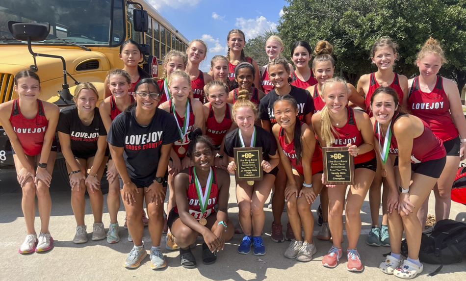 sub-Varsity girls with two 1st place trophy and medals after Blue Ridge Invitational sub-Varsity girls with two 1st place trophy and medals after Blue Ridge Invitational
