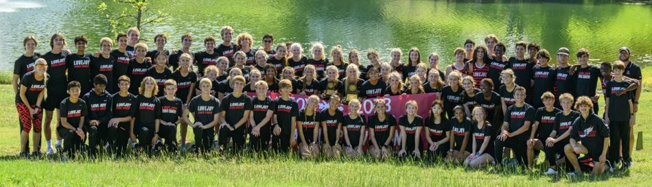 the 2023 Lovejoy High School XC Team