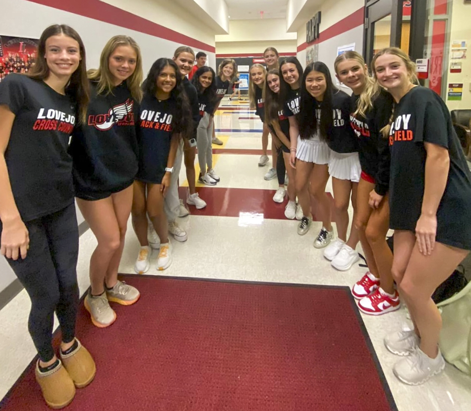 XC/TF girls at Hart Elementary for ROL XC/TF girls at Hart Elementary for ROL