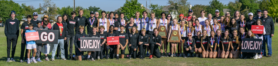 Lovejoy XC community and the Lovejoy championship team