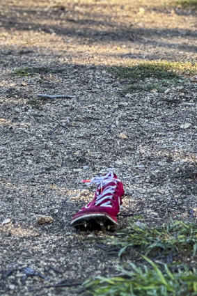 Henry Bennion's orphaned right shoe Henry Bennion's orphaned right shoe