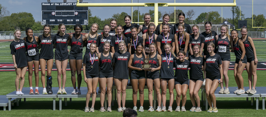 JV Girls on the podium