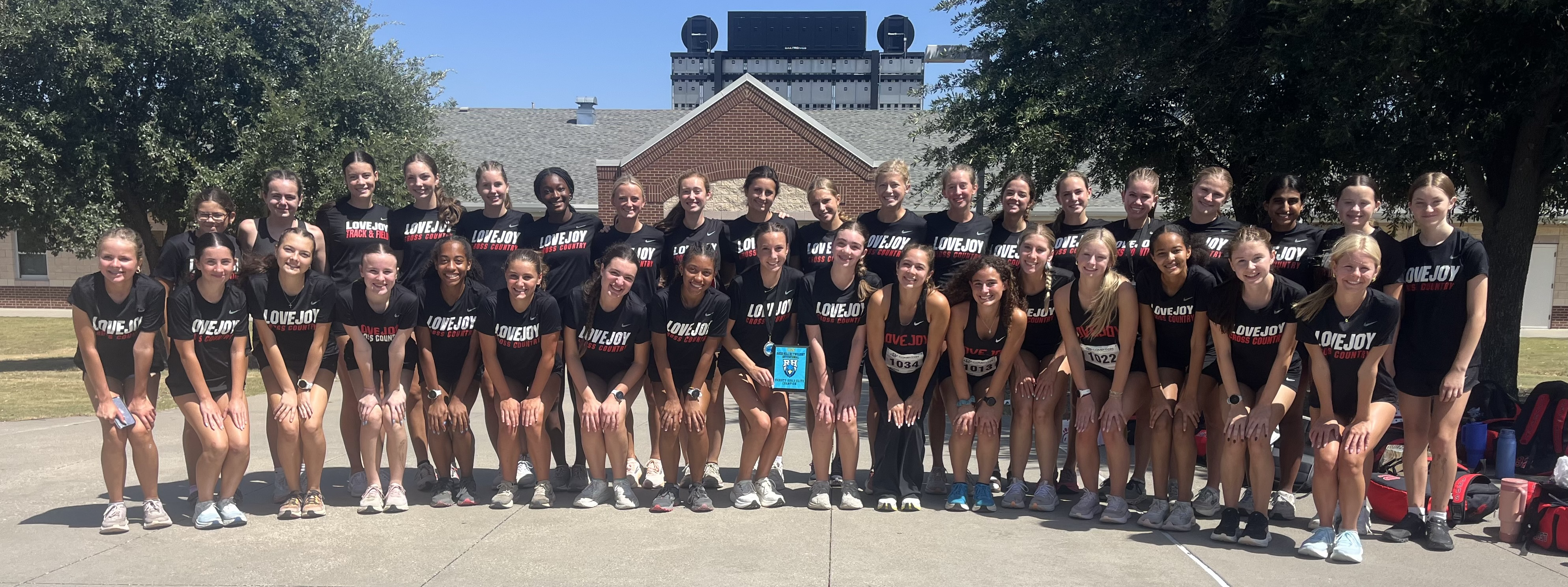 Lovejoy girls who competed at Rock Hill