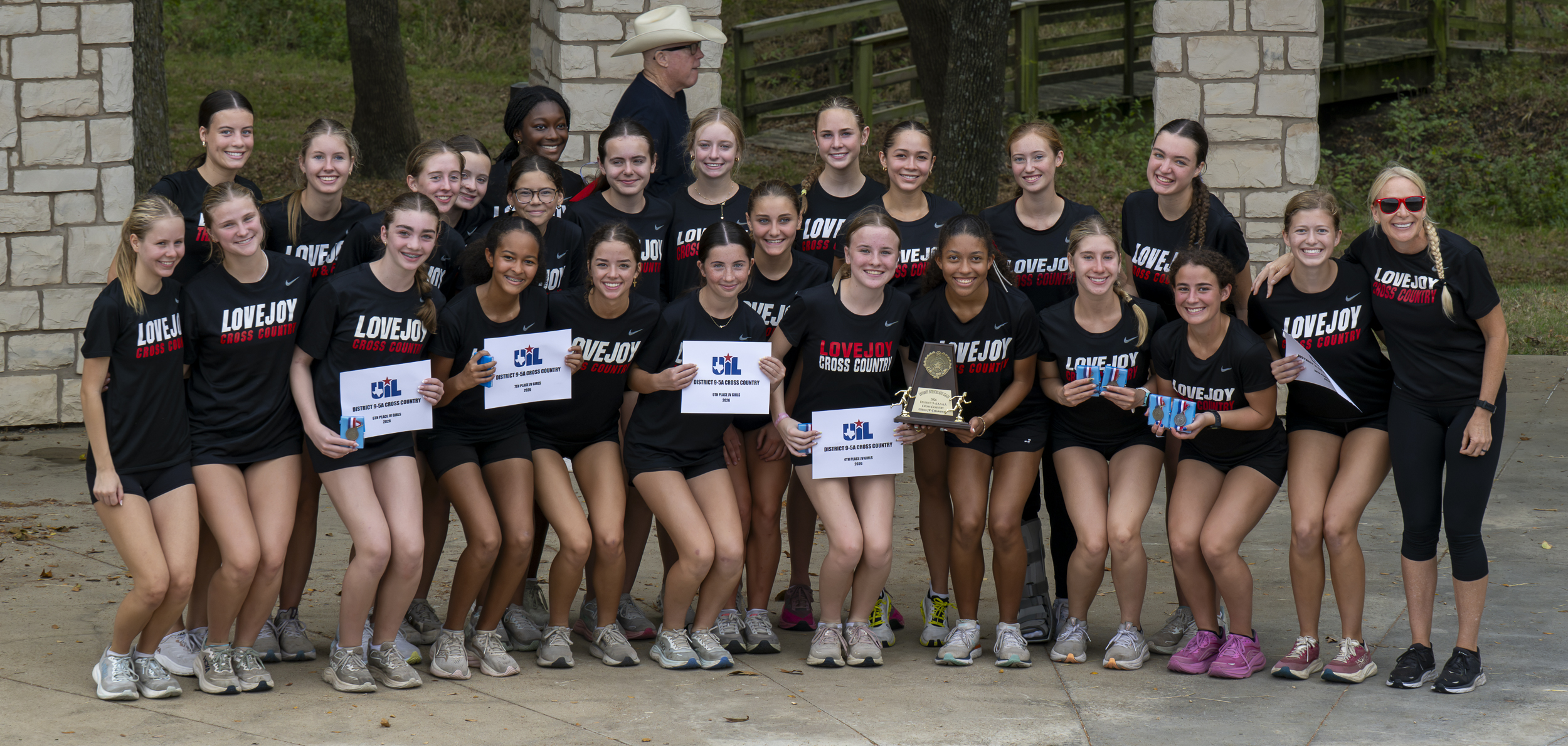 2026 UIL District 9-5A XC Champion JV Girls